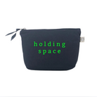 Holding Space Navy & Green Makeup Bag - NEW! - Quilted Koala