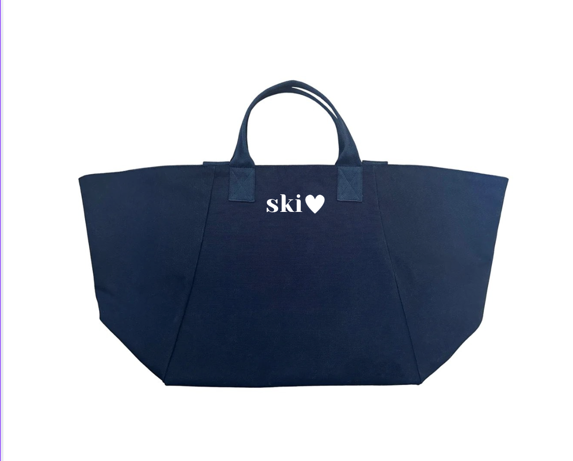 SKI HEART - Navy Chelsea Bag - Quilted Koala