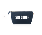 SKI STUFF Navy Makeup Bag - NEW! - Quilted Koala