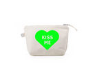 Valentine's Day KISS ME Neon Green - NEW! - Quilted Koala