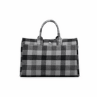 East West Bag Grey Flannel Plaid - Quilted Koala