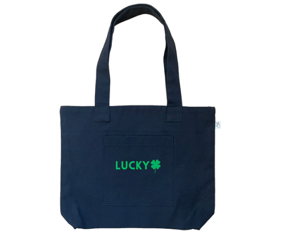 LUCKY with a SHAMROCK - MIdi Everything Bag NEW! - Quilted Koala