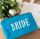 BRIDE Makeup Bag: Aqua - NEW - Quilted Koala