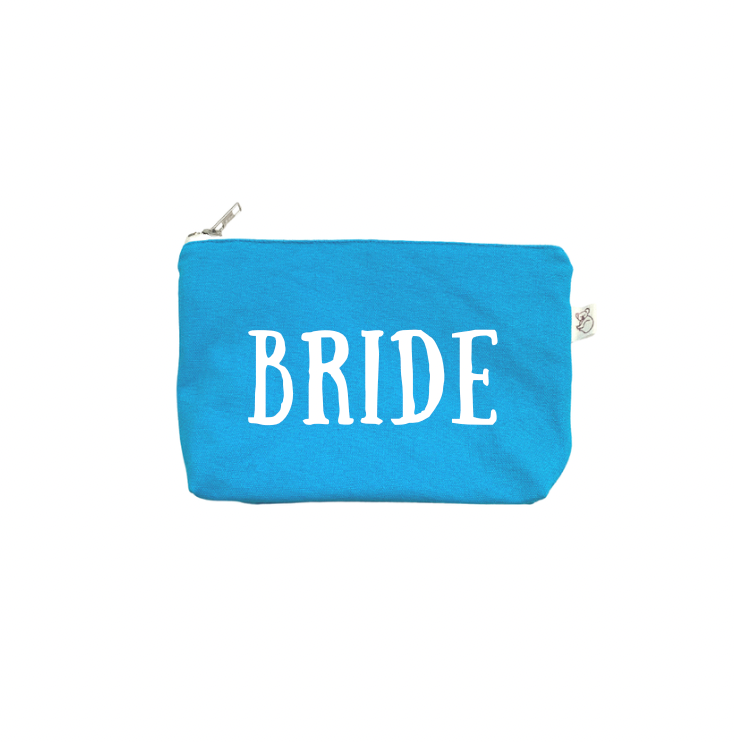 BRIDE Makeup Bag: Aqua - NEW - Quilted Koala