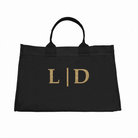 NEW! Anywhere Bag with Trolley Sleeve in Black SPLIT LETTER MONOGRAM - Quilted Koala