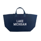 Chelsea Bag Navy LOCATION: Lake Michigan or YOUR FAVORITE LAKE! - Quilted Koala