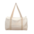 Daily Duffel - Natural with a Split Letter Monogram - Quilted Koala