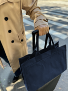 NEW! Anywhere Bag with Trolley Sleeve in Navy - Quilted Koala