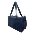 Daily Duffel - Navy with a Split Letter Monogram - Quilted Koala