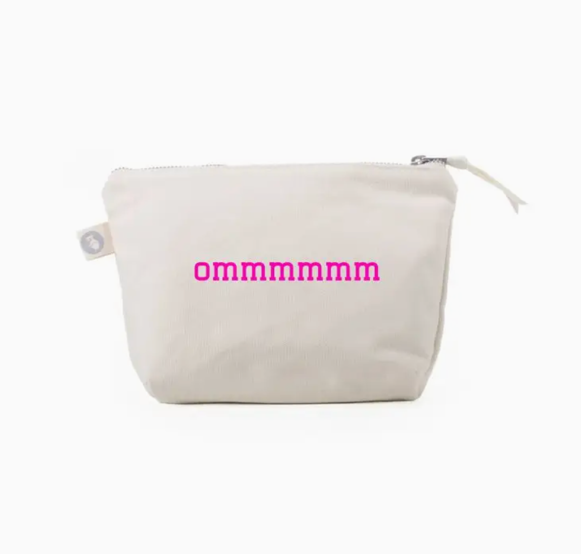 Makeup Bag Natural ommmmmm - NEW! - Quilted Koala