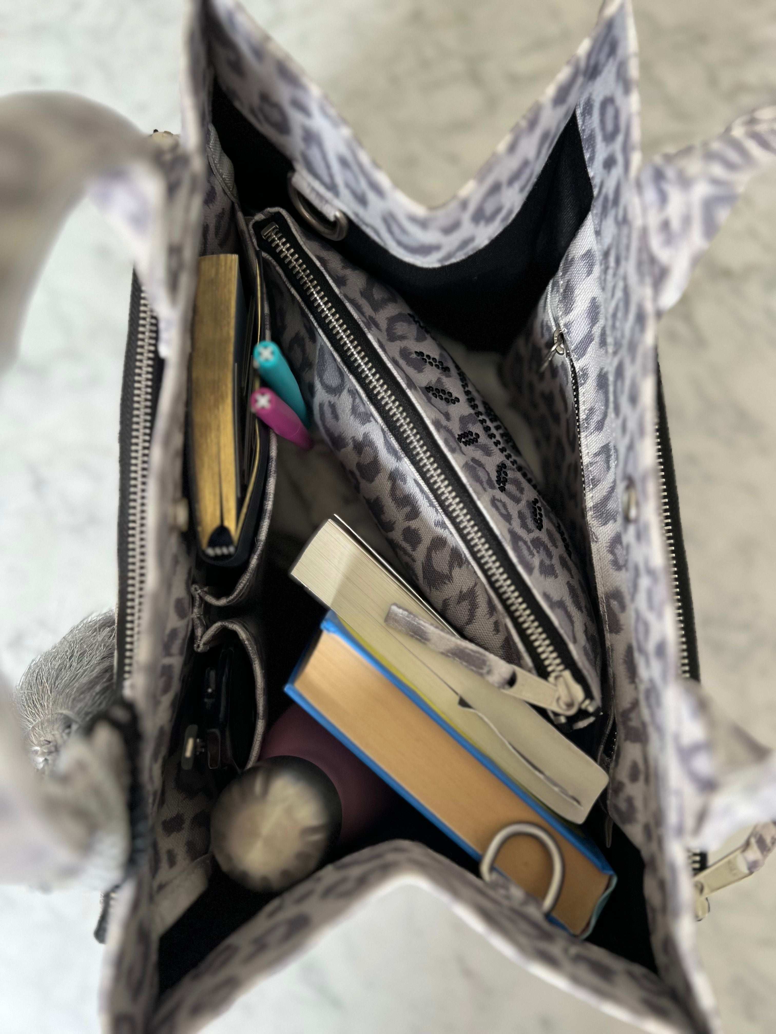 Future Bag - Grey Leopard Enjoy over $100 off this week! - Quilted Koala