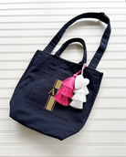 NEW! Monogram Stripe Soho Crossbody Bag - Navy - Quilted Koala