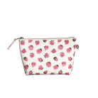 Makeup Bag: White Floral - Quilted Koala