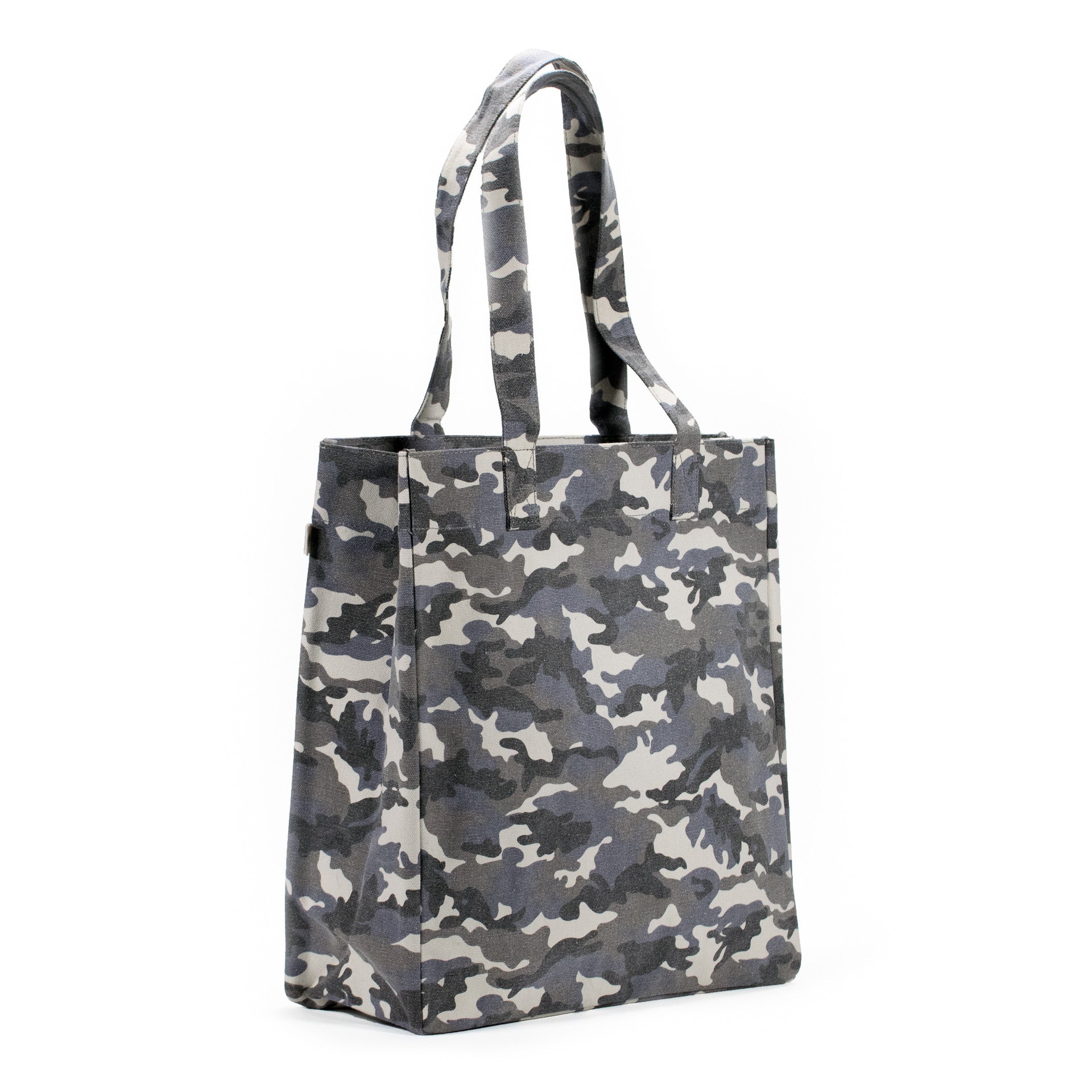 Upright Bag: Grey Camouflage - Quilted Koala