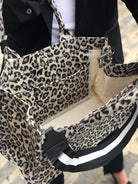 Midi East West Bag: Leopard - Quilted Koala