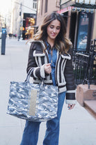 East-West Bag: Grey Camouflage - Quilted Koala