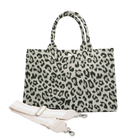 Midi East West Bag: Leopard - Quilted Koala