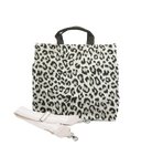 Luxe North South Bag in Leopard - Quilted Koala