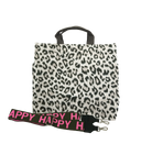 Mini Monogram Leopard North South Bag - Quilted Koala