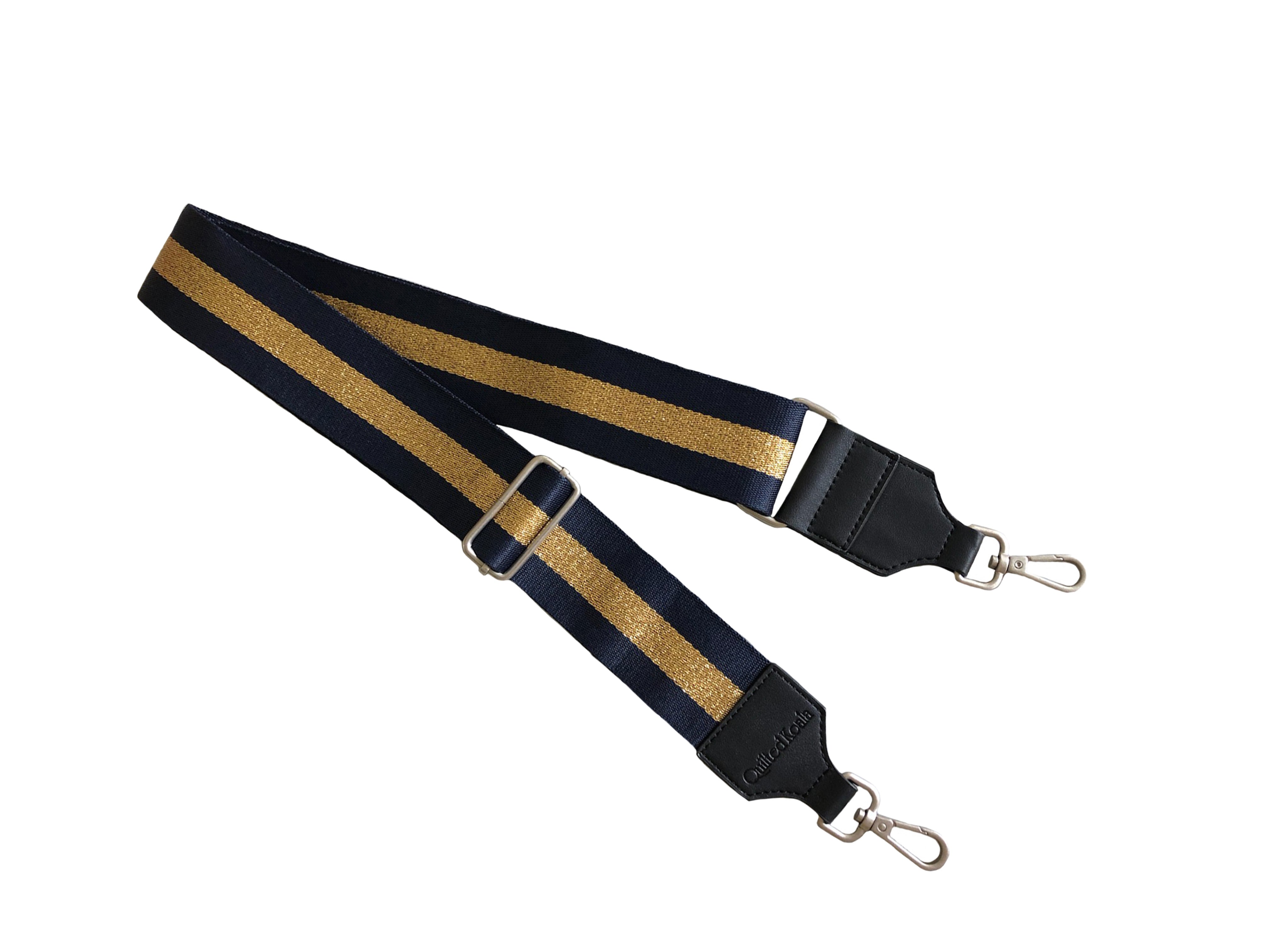 Koala Straps: Navy & Gold Stripe - Quilted Koala