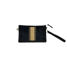 Black Velvet Mini Luxe Clutch (Choose your own Custom Embellishment!) - Quilted Koala