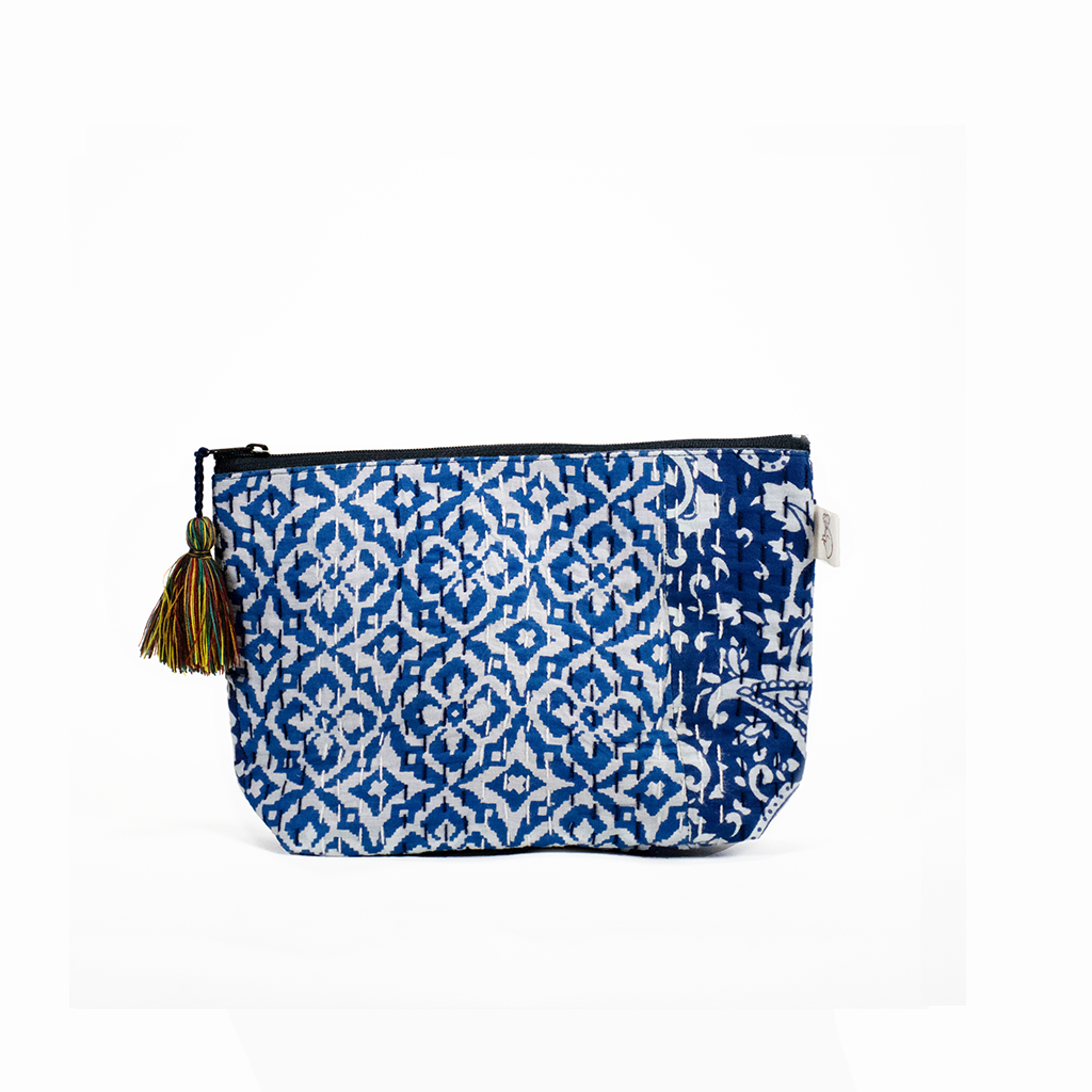 Boho cosmetic bag discount