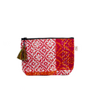 Koala Boho Collection: Makeup Bag in Pink/Red Tones - Quilted Koala