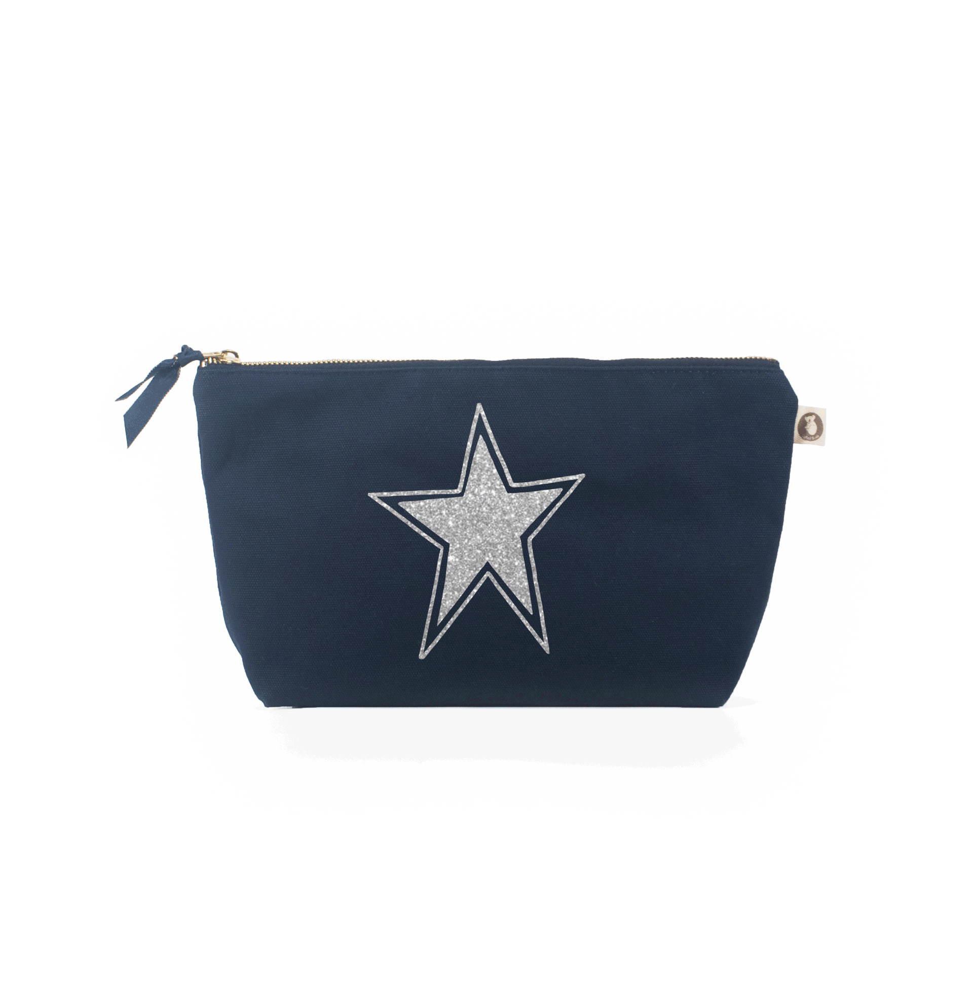 Navy & white clutch bag online