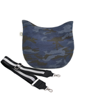 Mini City Bag: Dark Blue Camouflage - Quilted Koala