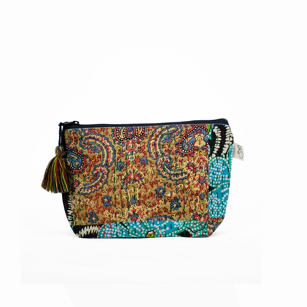 Boho makeup bag discount