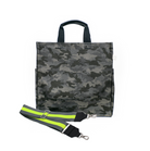 Monogram Stripe Black Camo North South Bag - Quilted Koala