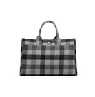 East West Bag: Grey Flannel Plaid - Quilted Koala