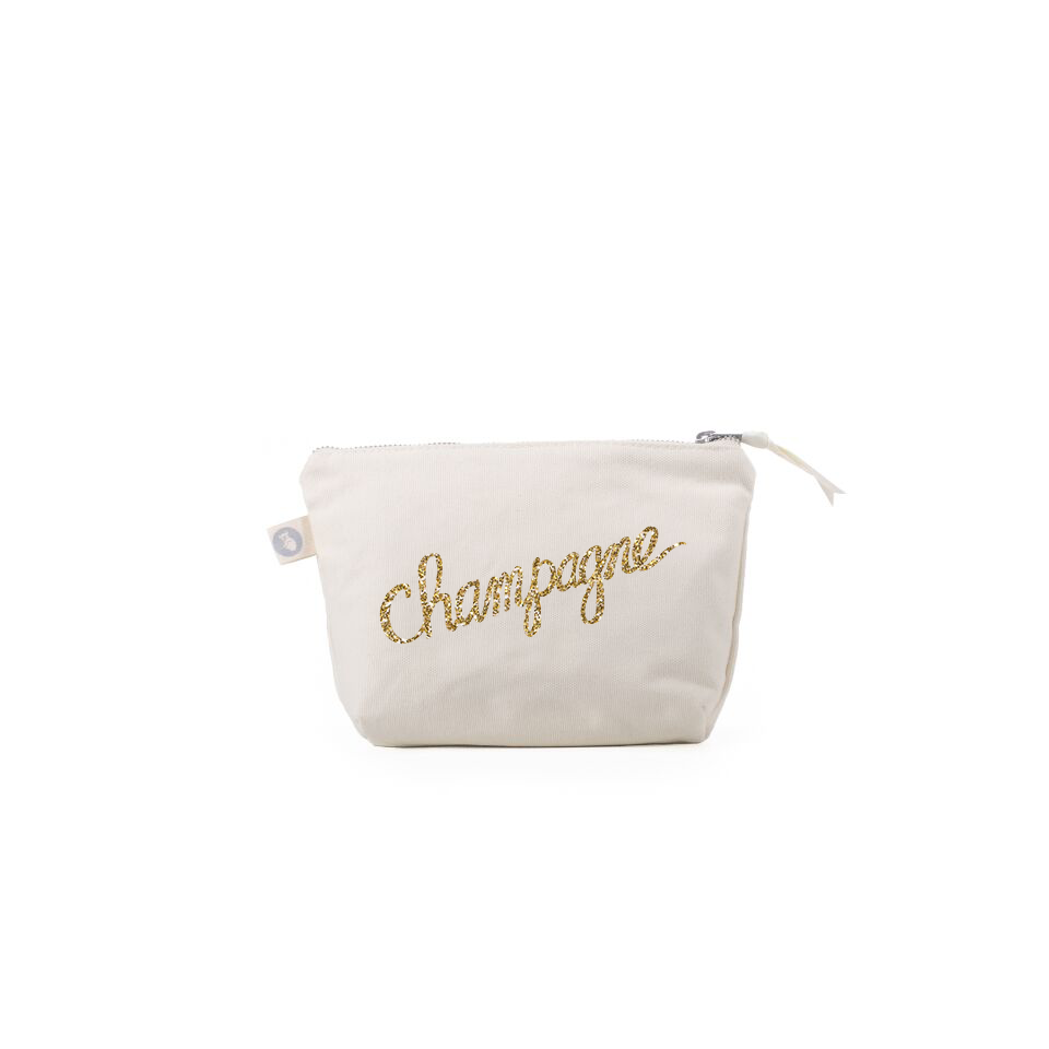 Makeup Bag: Champagne - Quilted Koala
