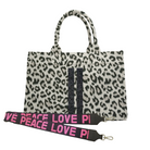 Midi East West Bag: Leopard - Quilted Koala