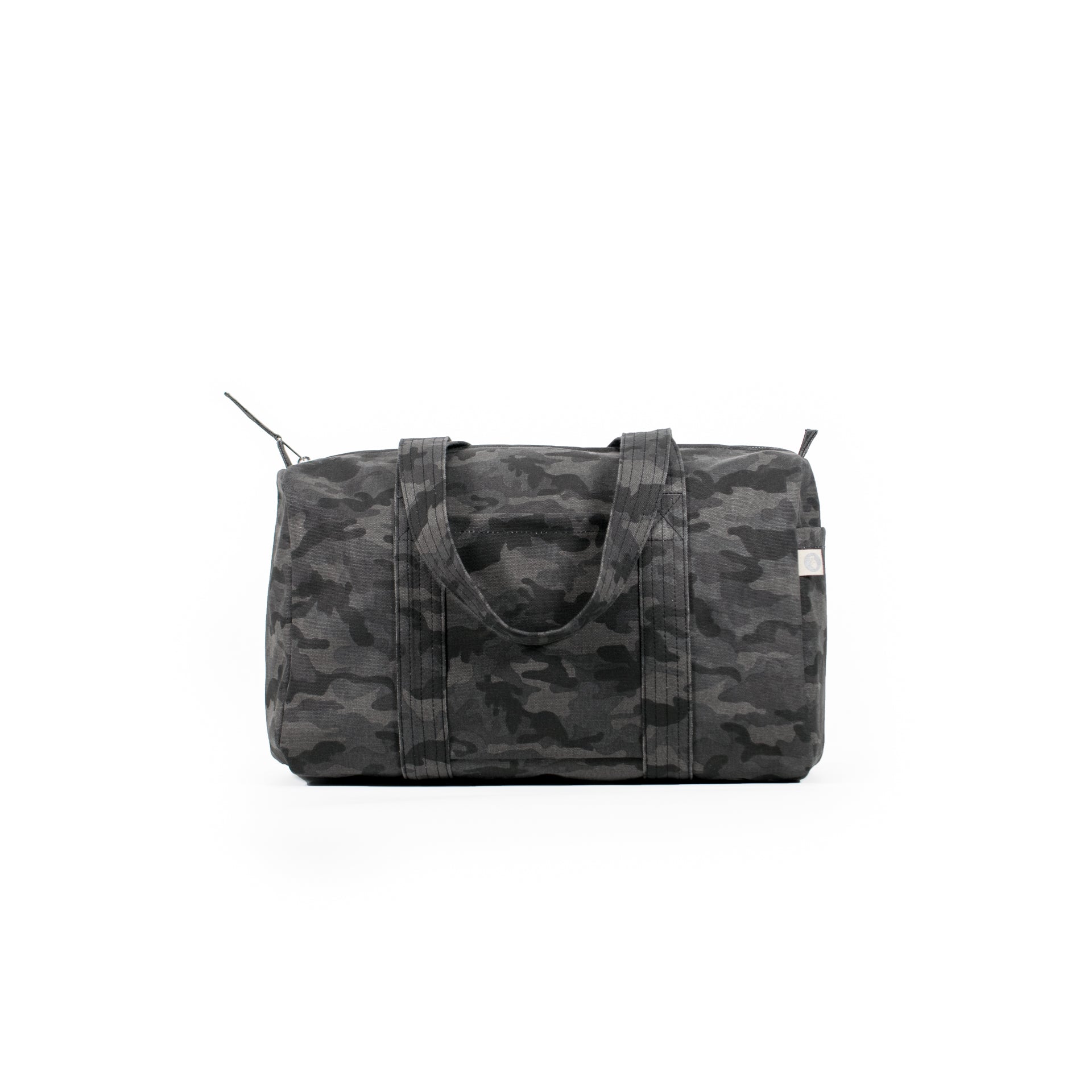 Small Duffel: Black Camouflage - Quilted Koala