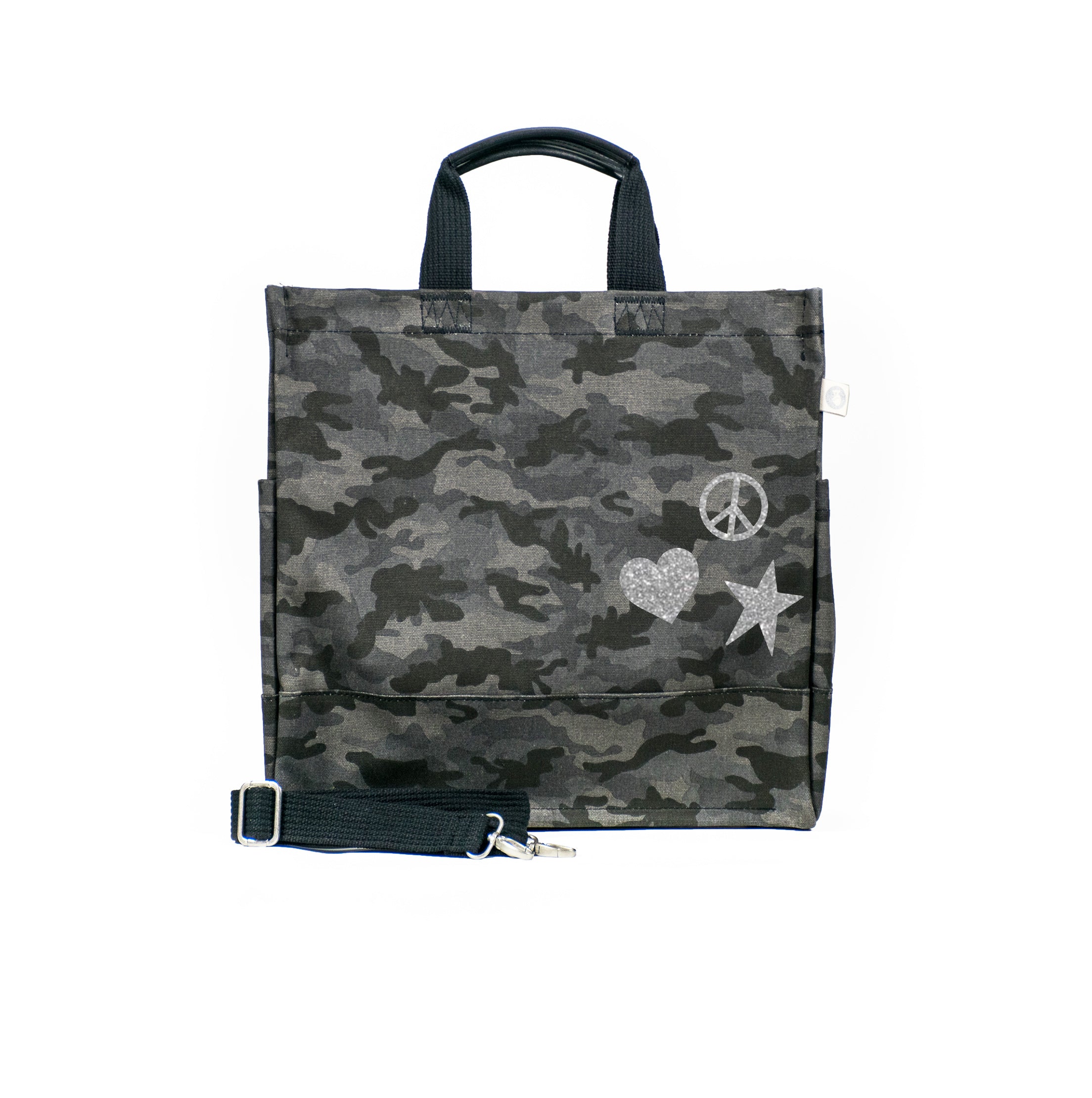 Luxe North-South Bag: Camouflage – Quilted Koala