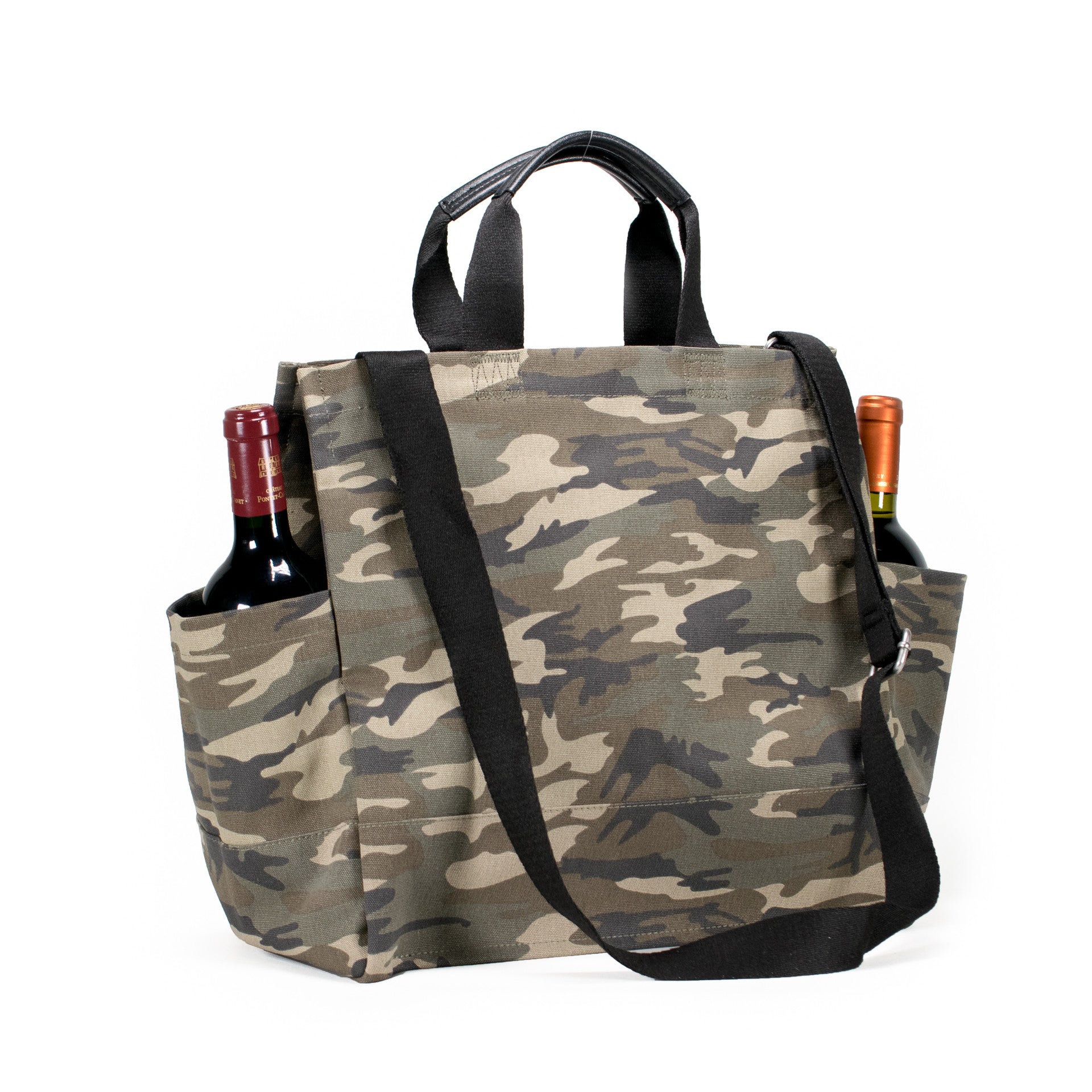 East-West Bag: Green Camouflage – Quilted Koala