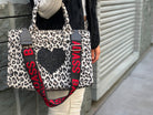 Midi East West Bag: Leopard - Quilted Koala