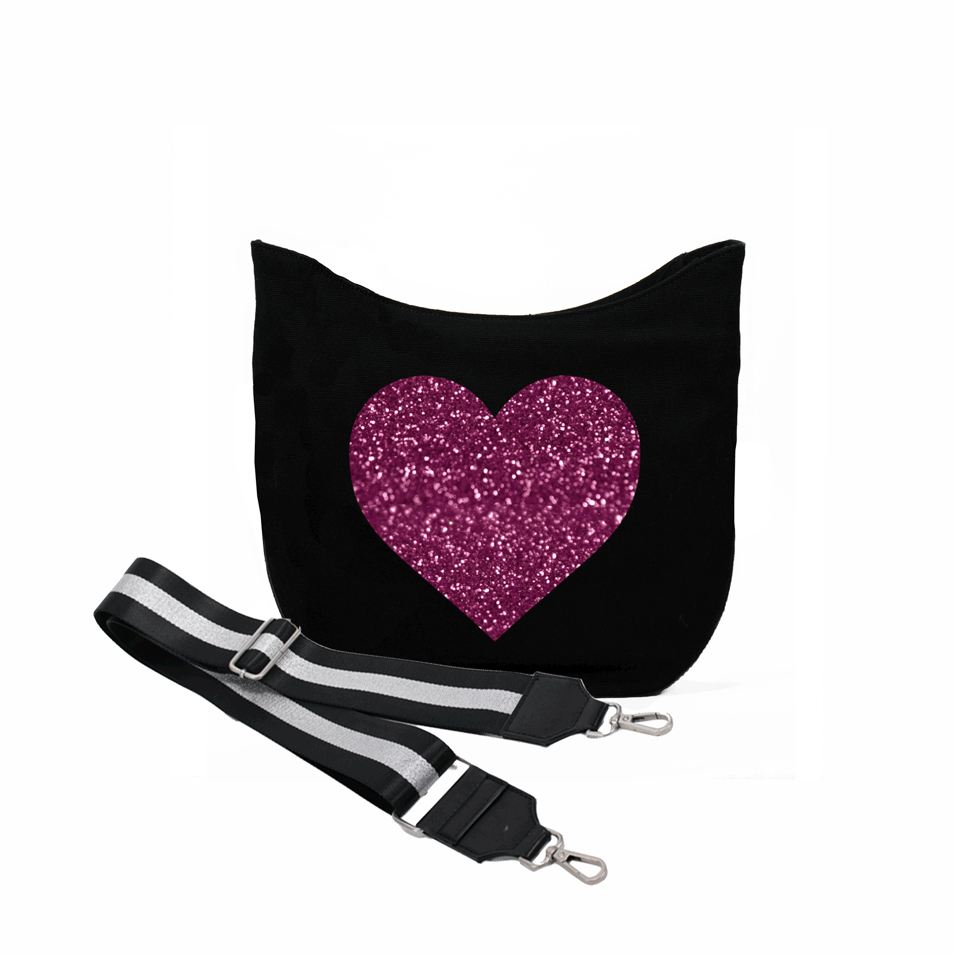 Mini City Bag: Black - Quilted Koala