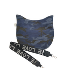 Mini City Bag: Dark Blue Camouflage - Quilted Koala