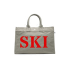SKI Collection: East West Bag Olive with Red Matte SKI - Quilted Koala