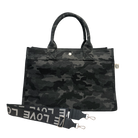 Mini Monogram Midi East West Bag: Black Camouflage - Quilted Koala