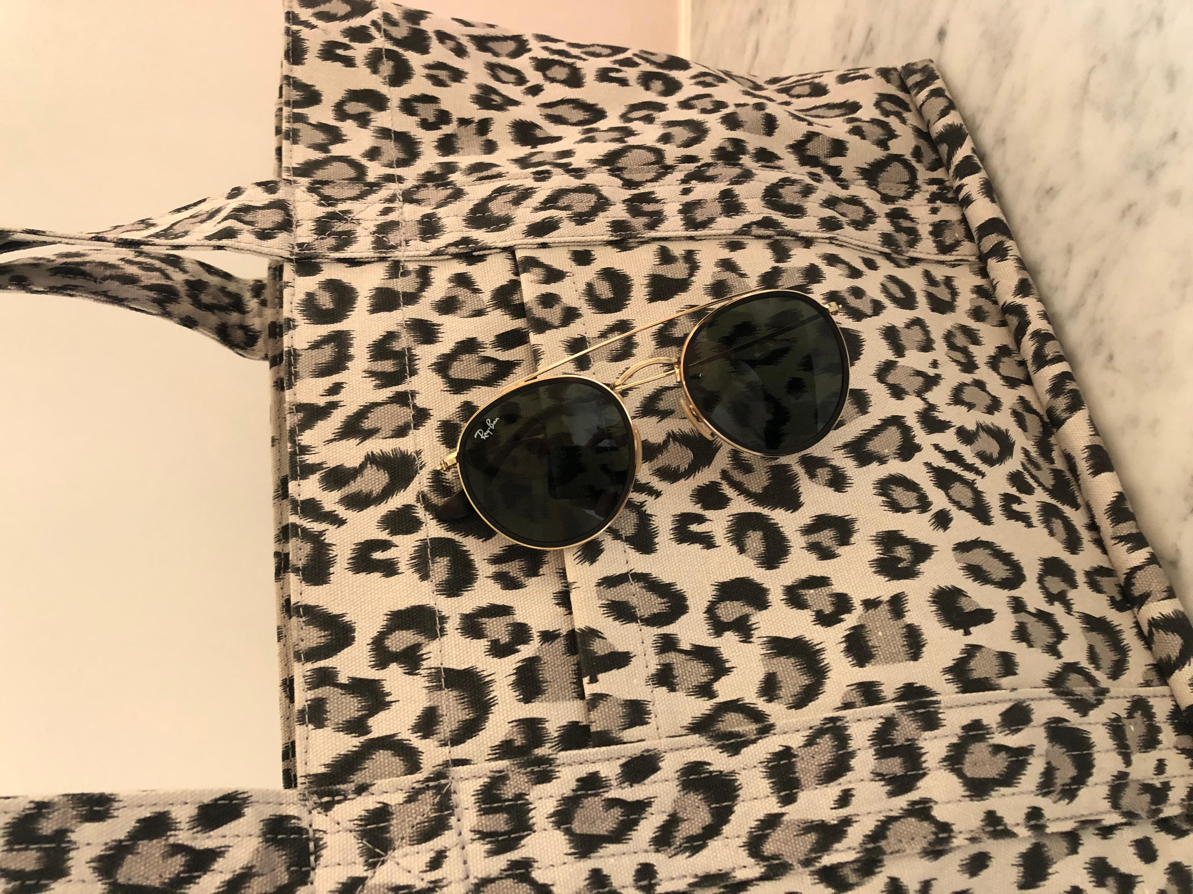 Leopard Midi Zipper Tote Bundle (Gold) - Quilted Koala