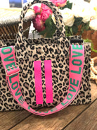 Midi East West Bag: Leopard - Quilted Koala