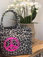 Midi East West Bag: Leopard - Quilted Koala